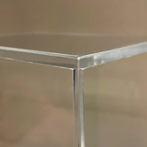 Vitrine - Transparent - Plexiglas - 3 étages JVE005