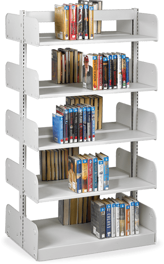 Double-Sided Cantilever Shelving