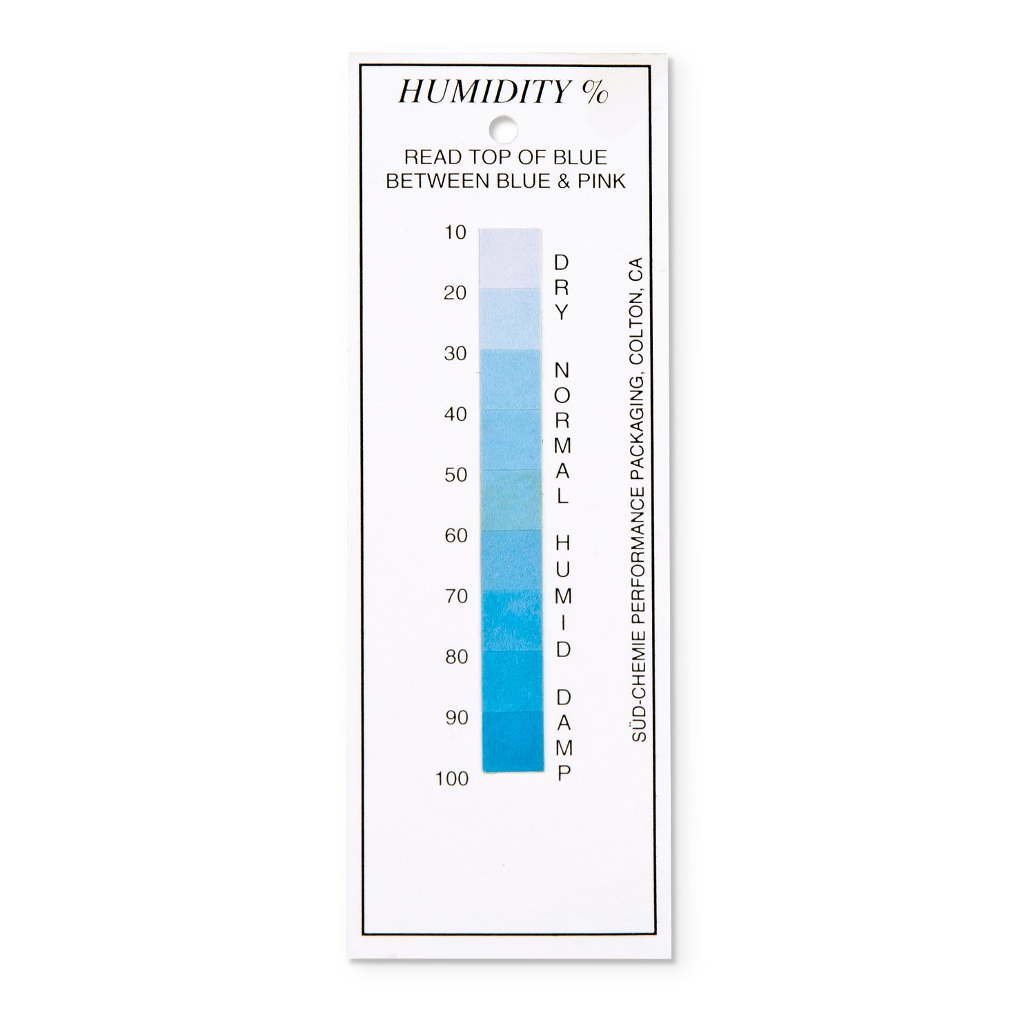 Standard Humidity Indicator Cards