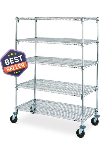 Mobile Super-Adjustable Shelving Rack