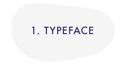 1. Typeface