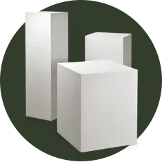 Jewell™ Painted Exhibit Pedestal
