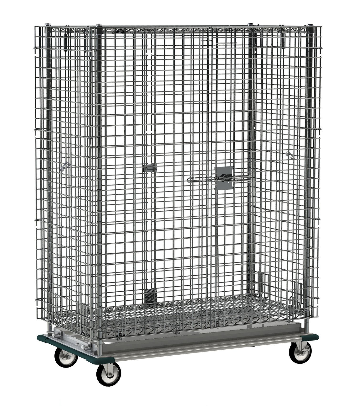 Mobile Heavy-Duty Secure Shelving Unit