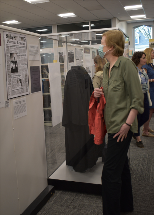 Public viewing the exhibition at the opening gala